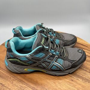 Asics Shoes Womens 8.5 Gel Venture 4 Running Sneakers T383N Gray Gym Running
